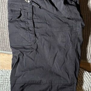 Men's Black Lined Cargo Pants M/M - 30”
